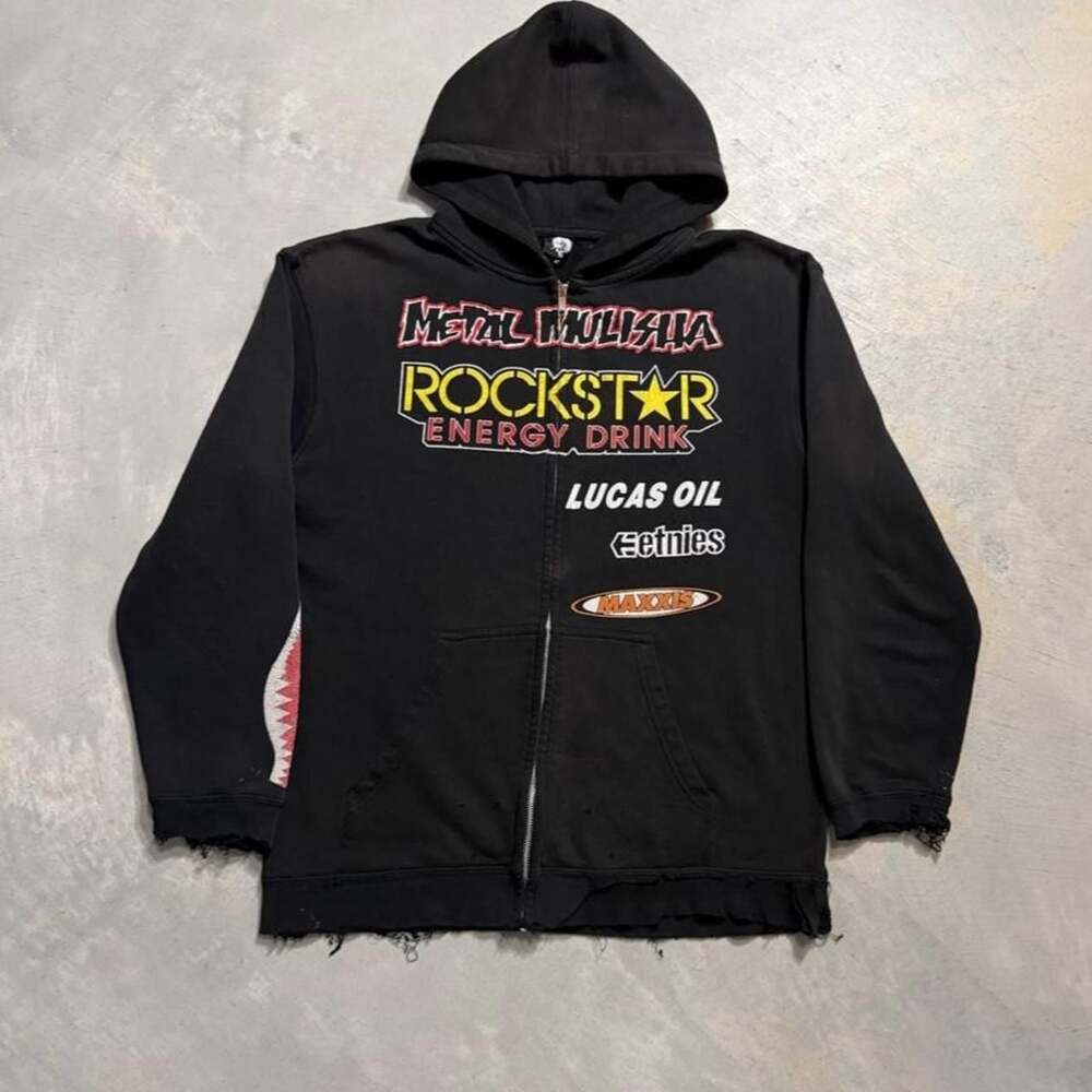 Metal Mulisha x Rockstar Energy Drink Brian Deegan 38 Zip Up Hoodie